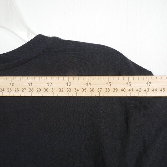 KISS Men T-Shirt Size L Style World Tour 77 Print Licensed Retro Black - Picture 5 of 9